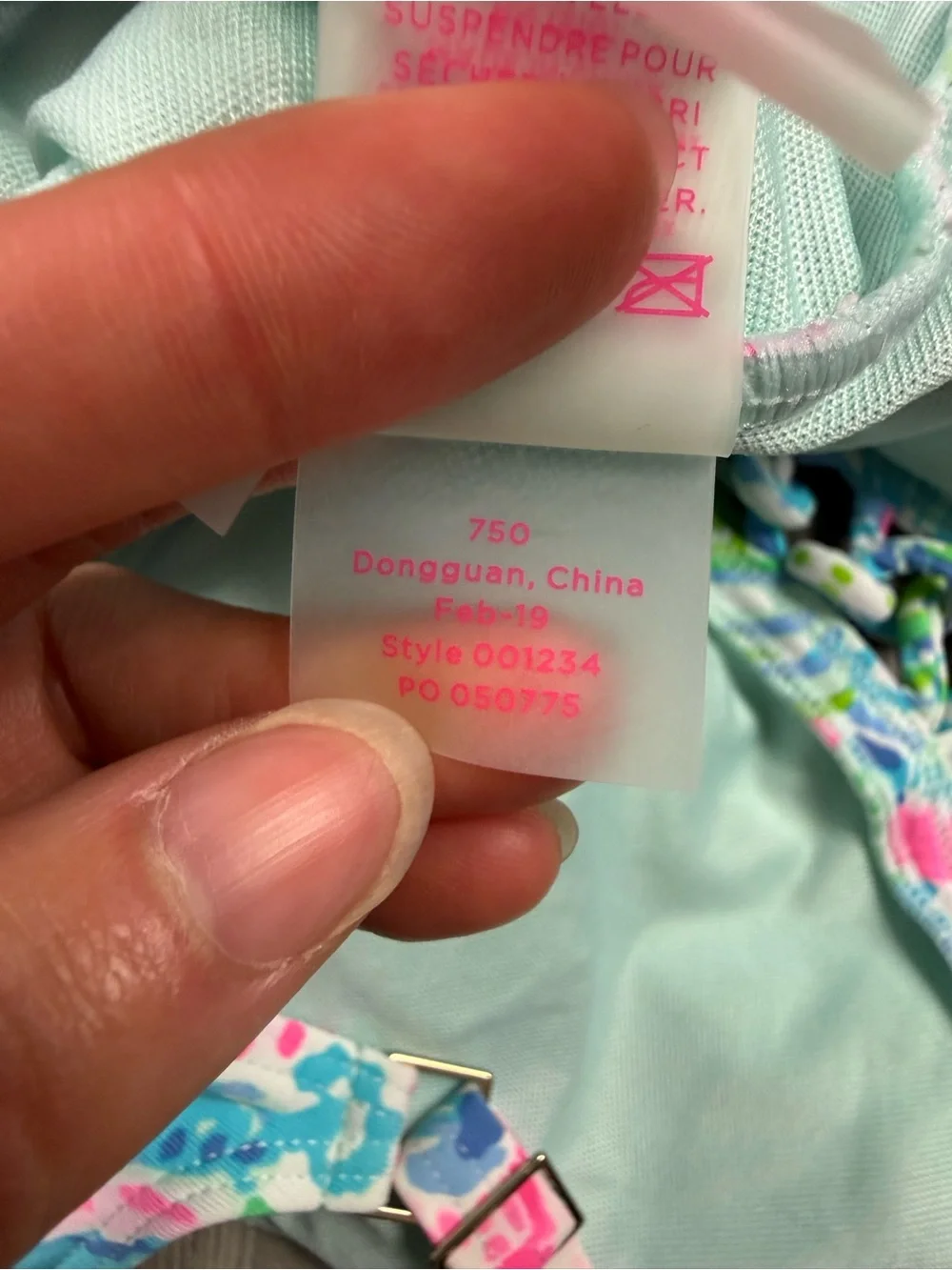 Lilly‎ Pulitzer Teal Lattice One Piece Swimsuit